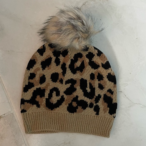 J. Crew Factory Accessories - J. Crew Factory Women’s Leopard Print Beanie. NWT